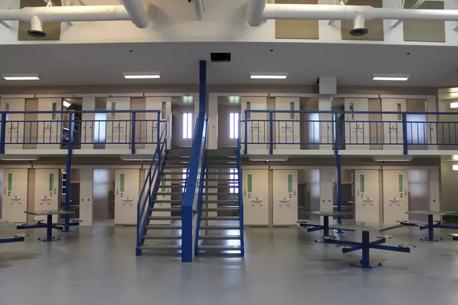 Inside the Burnside prison, taken during a media tour earlier this year. The East Coast Prison Justice Society works to address failings in the prison system through legal support, advocacy and education. - TUNDÉ BALOGUN