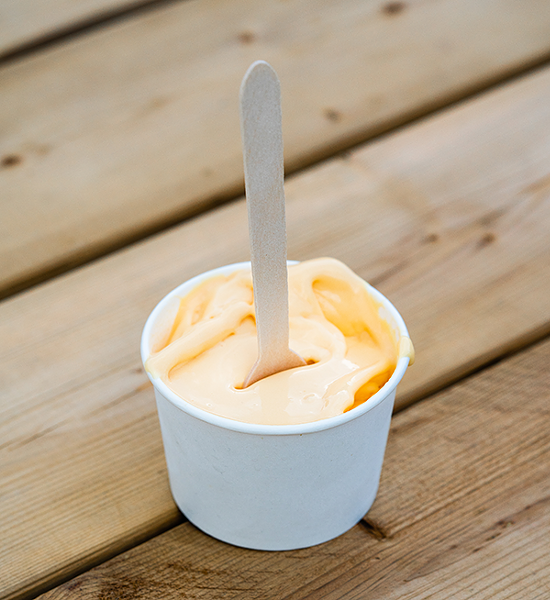 The booza ("ice cream" in Arabic) at Booza Emessa comes in flavours from banana to cheesecake to pomegranate. - IAN SELIG