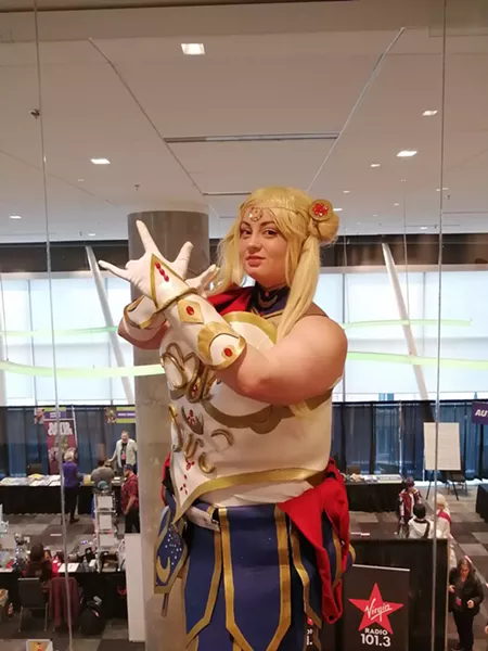 Gillis' intensive Sailor Moon costume took months to create. - ERIN CHRISTIE PHOTO