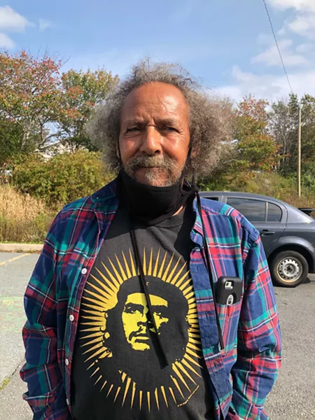 Eddie Carvery was in North Preston this weekend calling on premier Stephen McNeil to do better by African Nova Scotians than a performative apology. - SEYITAN MORITIWON