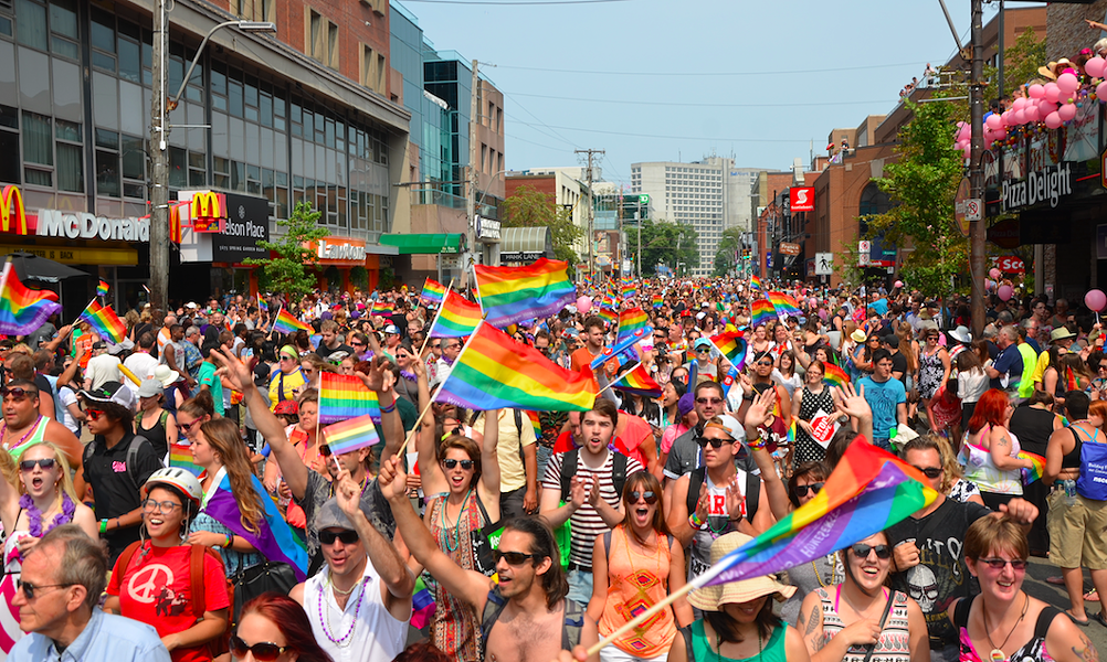 Pride festival celebrations last year on Spring Garden Road. - DYLAN WHITE