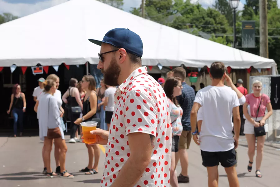 There were many beers and beards.