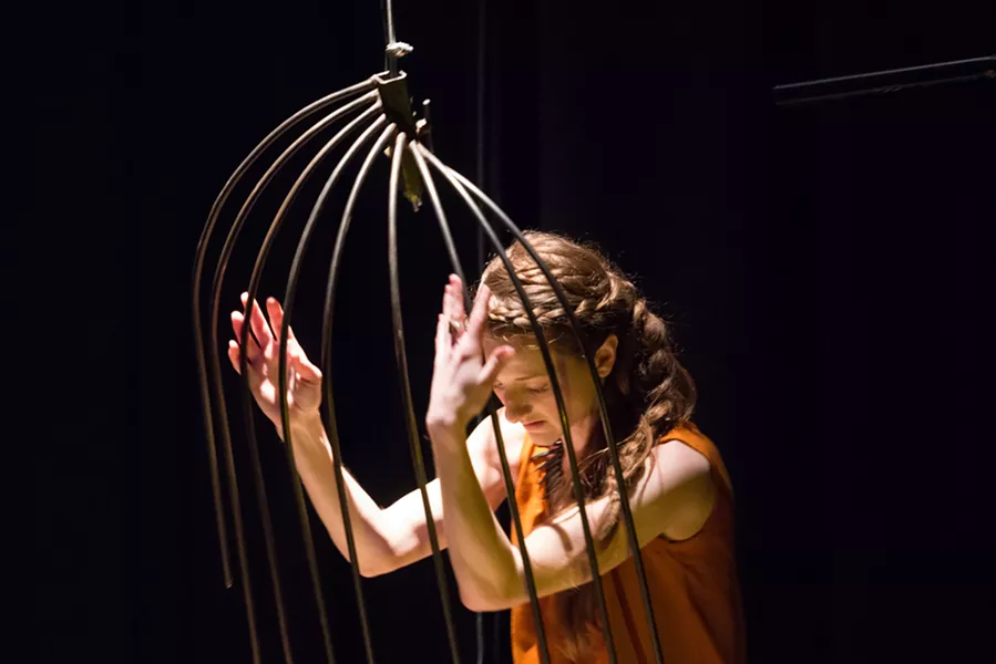 Performer Rhonda Baker in Burnwater: Alchemy - MICHELLE DOUCETTE