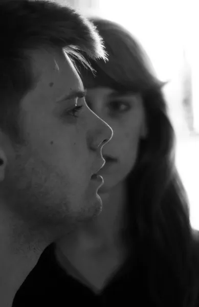 Zach Faye and Meghan Hubley in The Vanishing Woman - TREVOR POOLE