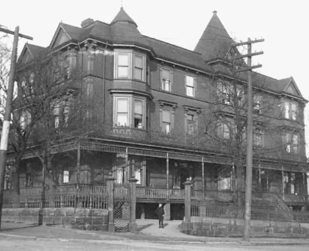 The property, circa 1900, as photographed by J. A. Irvine. - NOVA SCOTIA ARCHIVES