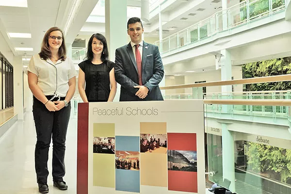 From left to right, Michaela Peters, Bridget Brownlow, and Patrick Guerra - SUBMITTED
