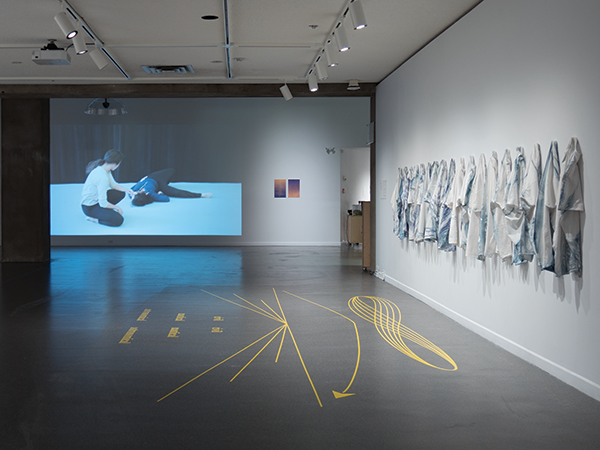 Lou Sheppard, “Crepuscular Rhythms” and “Pas de deux” (installation view). - DALHOUSIE ART GALLERY