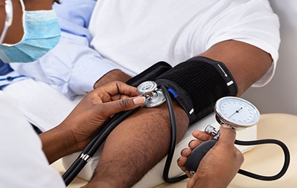 In the US, we know that 41 percent of Black people have high blood pressure, compared to just 27 percent of white folks. STOCK