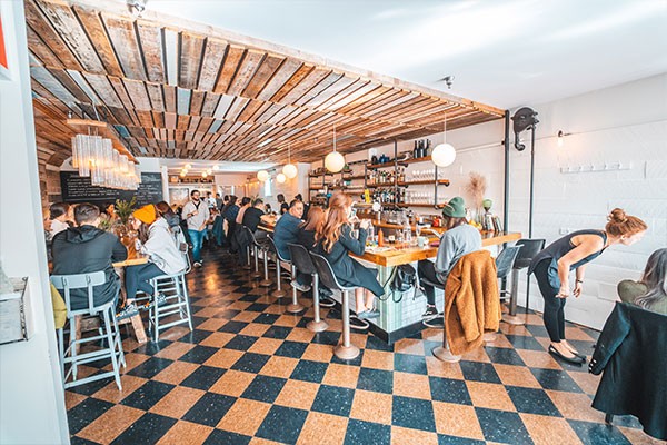 What a typical Sunday morning brunch at EDNA looked like before March 2020. The restaurant is now owned by four staff members who intend to keep the vibe largely the same. DANIEL DOMINIC
