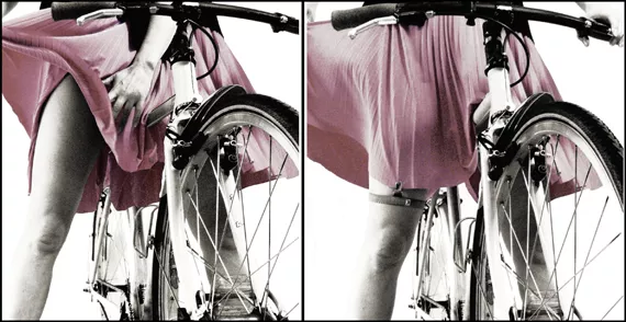 The Naked Bike Ride should only be one day a year. - AMANDA STOLLE/BIRD INDUSTRIES