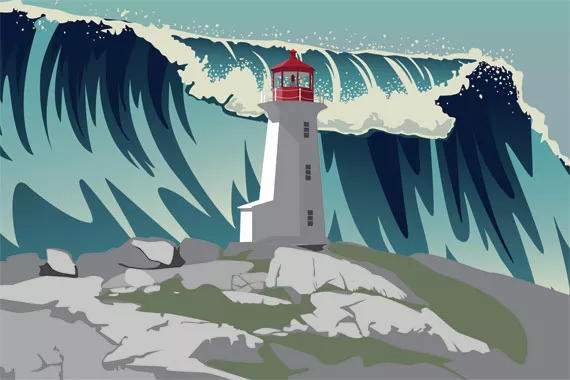 The real idiot of Peggy's Cove was our dependency on fossil fuels. - MATT BUSTIN