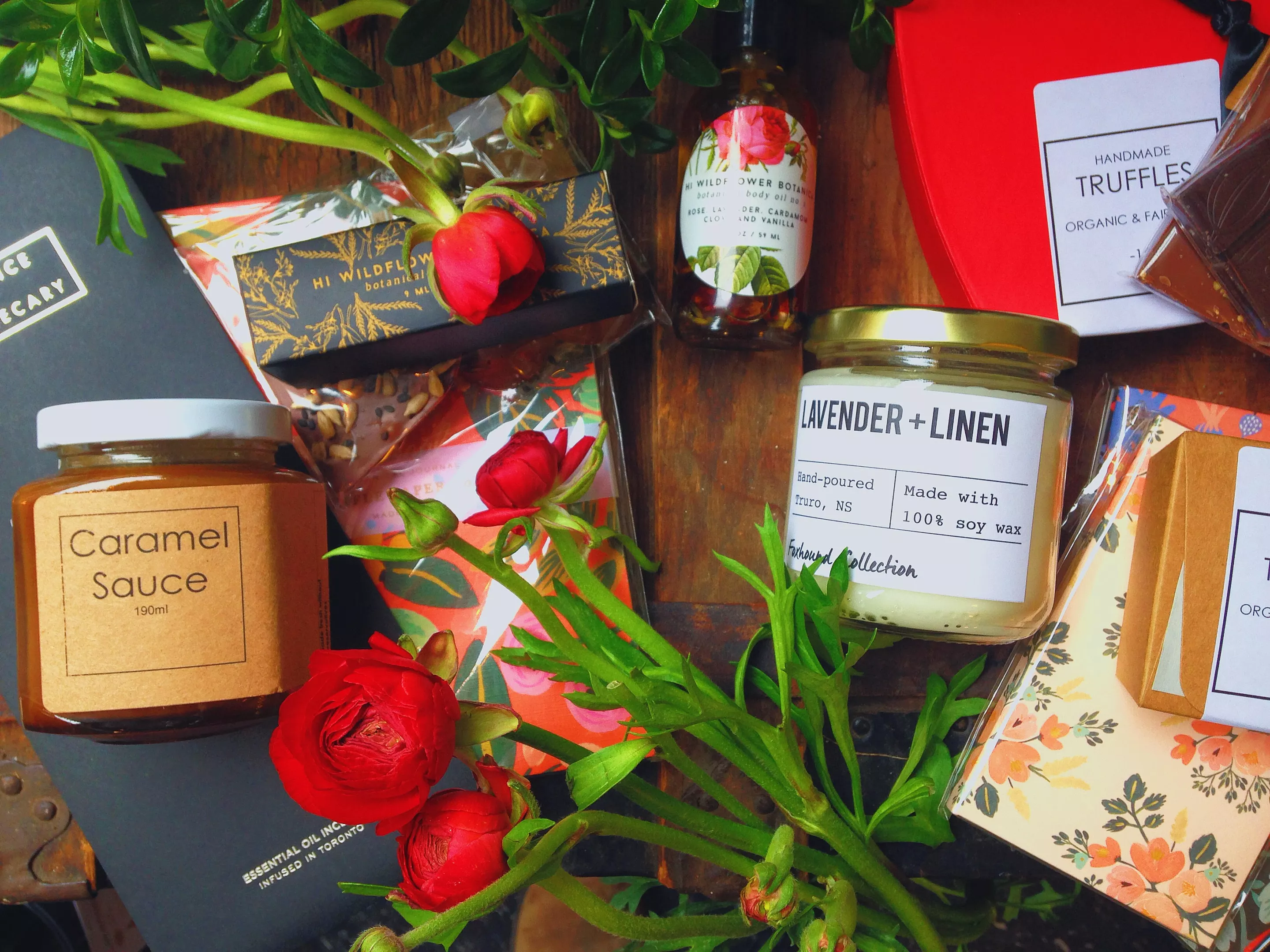 Seasonal goodies from The Flower Shop