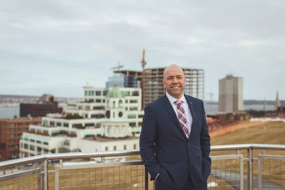 "There was literally a generation of Haligonians who never saw a construction crane downtown," says former HRM By Design sparkplug, current MP for Halifax, Andy Fillmore. - DYLAN CHEW