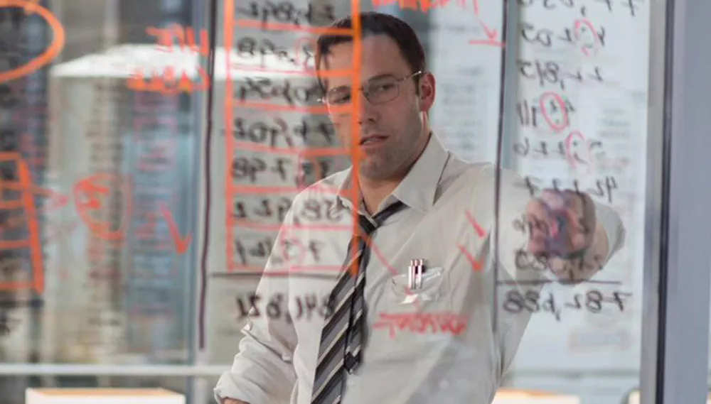 Math on a pane of glass, classic.