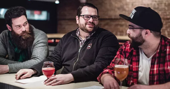 Phil Church, Tony Wight and Kyle Andrus host 902Brewcast. - RILEY SMITH