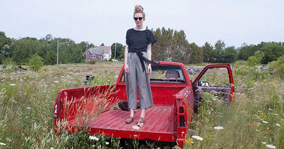 Grue's wrap top is breezy, durable and one-size-fits-all - JESKA GRUE