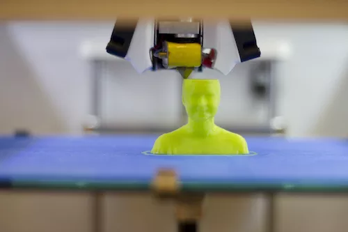The petite printed sculptures are about the size of your palm. - SUBMITTED