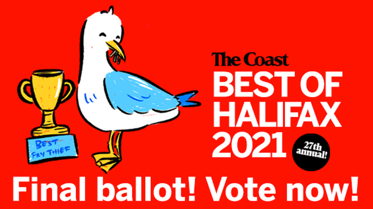 Best of Halifax Readers' Choice Awards 2021 final ballot