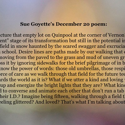 An advent calendar of poetry: December 20