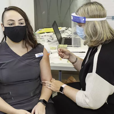 If only every vaccination could be recorded like Danielle Sheaves&rsquo;&mdash;the first Pfizer jab in Nova Scotia.