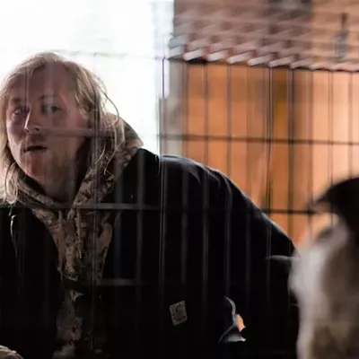 Halifax actor/director Taylor Olson&mdash;shown here in his 2020 movie Bone Cage is working on another feature.