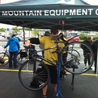 MEC's Mobile Bicycle Maintenance Station