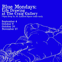 Blue Mondays: Life drawing at the Craig Gallery