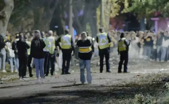 Watch Dalhousie's Homecoming party end with police putting out a bonfire - Vimarsana News
