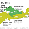 Map of COVID-19 cases reported in Nova Scotia as of March 29, 2021. Legend <a href="https://www.thecoast.ca/COVID19Needtoknow/archives/2020/10/27/legendary" target="_blank">here</a>. THE COAST Map of COVID-19 cases reported in Nova Scotia as of March 29, 2021. Legend <a href="https://www.thecoast.ca/COVID19Needtoknow/archives/2020/10/27/legendary" target="_blank">here</a>. THE COAST