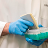 At the microbiology lab, workers test patients samples for COVID. COMMUNICATIONS NOVA SCOTIA At the microbiology lab, workers test patients samples for COVID. COMMUNICATIONS NOVA SCOTIA