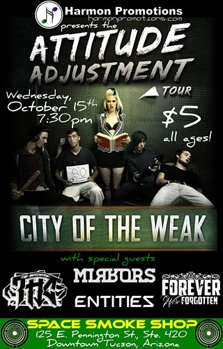 Attitude Adjustment Tour featuring City of the Week