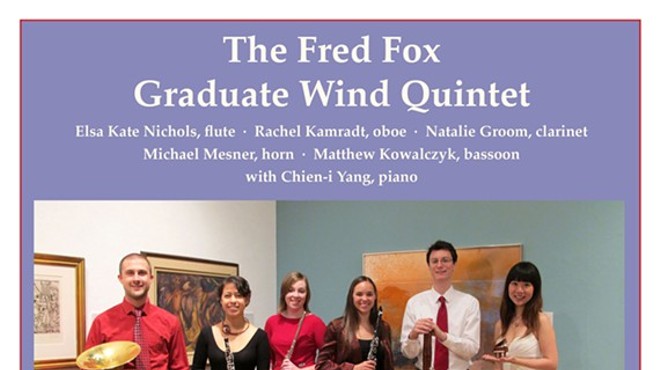 Fred Fox Graduate Wind Quintet with pianist Chien-i Yang