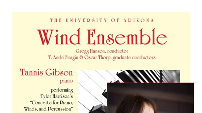The University of Arizona Wind Ensemble featuring Pianist Tannis Gibson