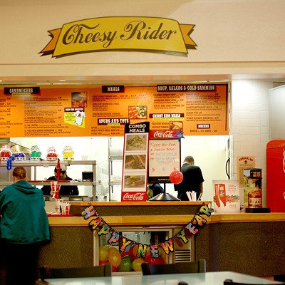 Cheesy Rider Shutters in Foothills Mall