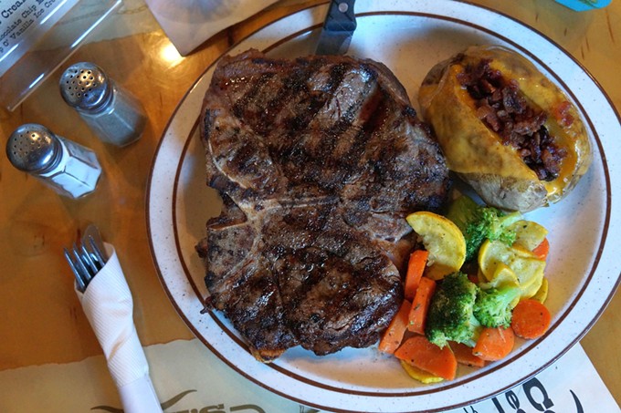 Indulge in some cowboy-quality fare.