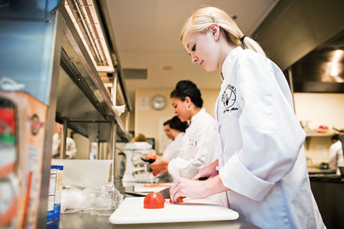 A culinary JTED class at Mountain View High School.