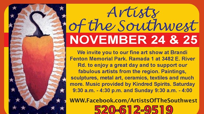 Artists of the Southwest November 24th and 25th Art Show