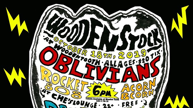 WoodenStock 2019 featuring The Oblivians/Rocket 808/DBUK/Lenguas Largas/The Exbats/AcornBcorn & More!