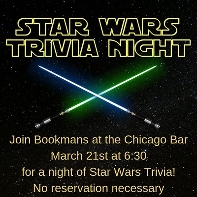 Star Wars Trivia co-hosted with Bookman's