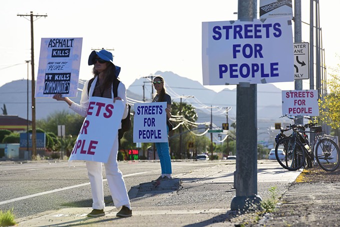 Streets For People: Protest Against Broadway Improvement Project