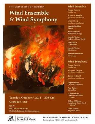 UA Wind Ensemble & Wind Symphony Concert