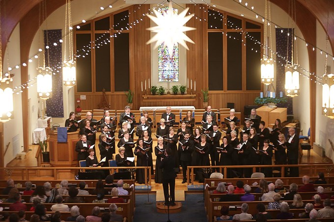 Arizona Repertory Singers performs "Rejoice and Be Merry" at Grace St. Paul's Episcopal Church, December 2019.