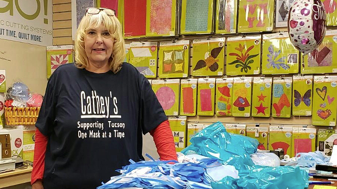 Cathey’s Sewing &amp; Vacuum volunteers create 35,000 masks for first responders