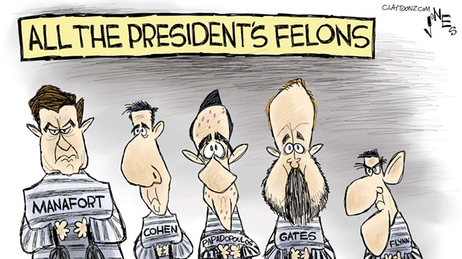 Claytoon of the Day: All the President's Felons