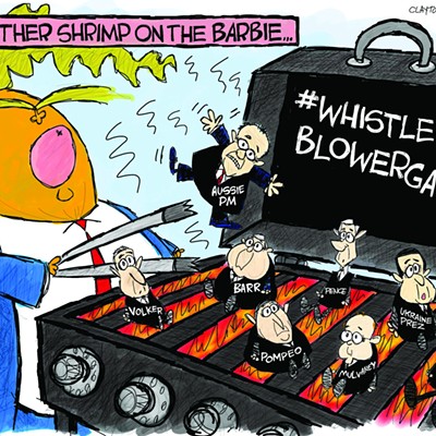 Claytoon of the Day: Another Shrimp On The Barbie