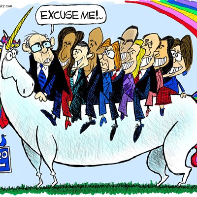Claytoon of the Day: Bernie Rides Again