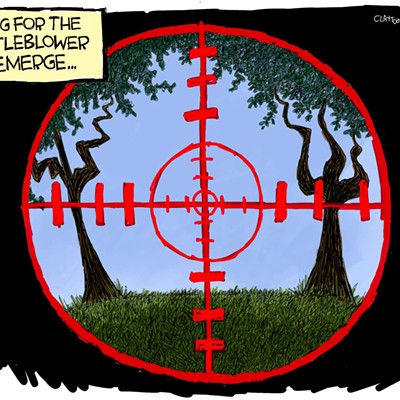 Claytoon of the Day: Cross Hairs For The Whistleblower