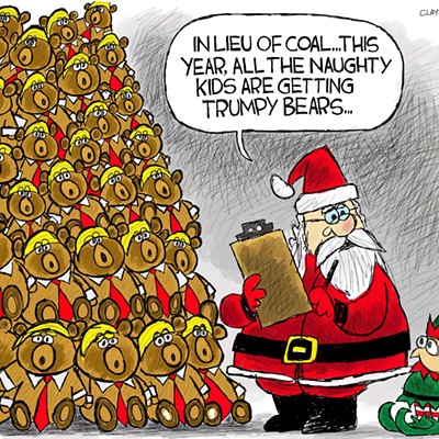 Claytoon of the Day: Trumpy Naughty List