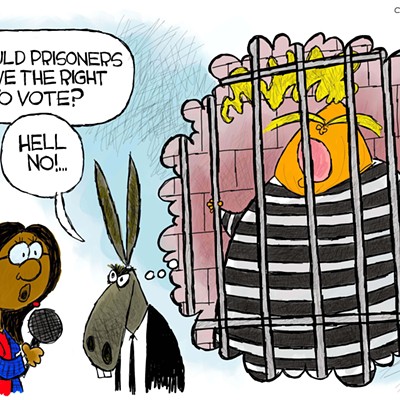 Claytoon of the Day: Voting From The Hoosegow