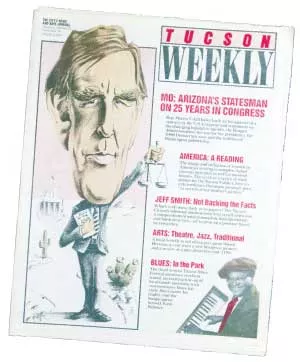 Congressman Mo Udall looks back on 25 years serving Southern Arizona: He is an abiding friend of the environment and a champion of those without political or economic influence. -- Sept. 30, 1987 - STEVE LAWRENCE